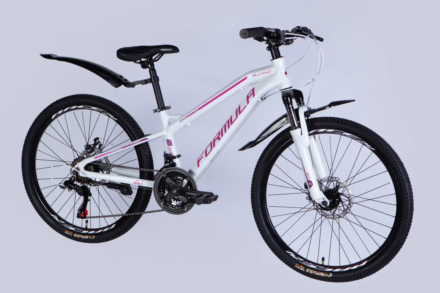 Велосипед AL 24" Formula BLACKWOOD DD FR рама-12,5" біло-рожевий 2026