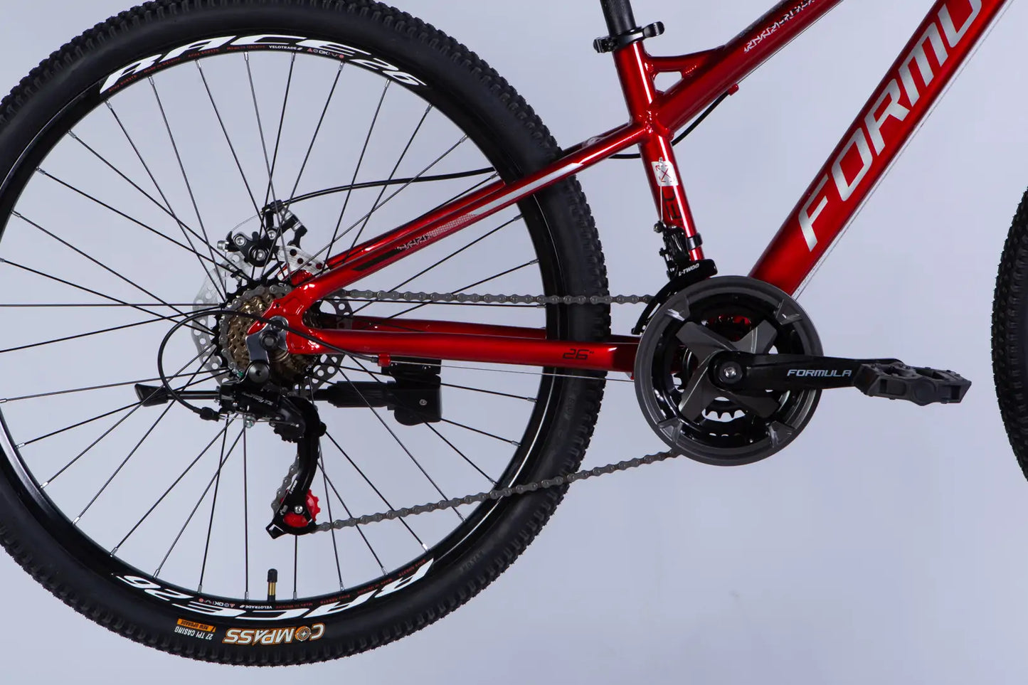 Велосипед уцінений AL 26" Formula BLACKWOOD DD FR рама-13" червоний 2026