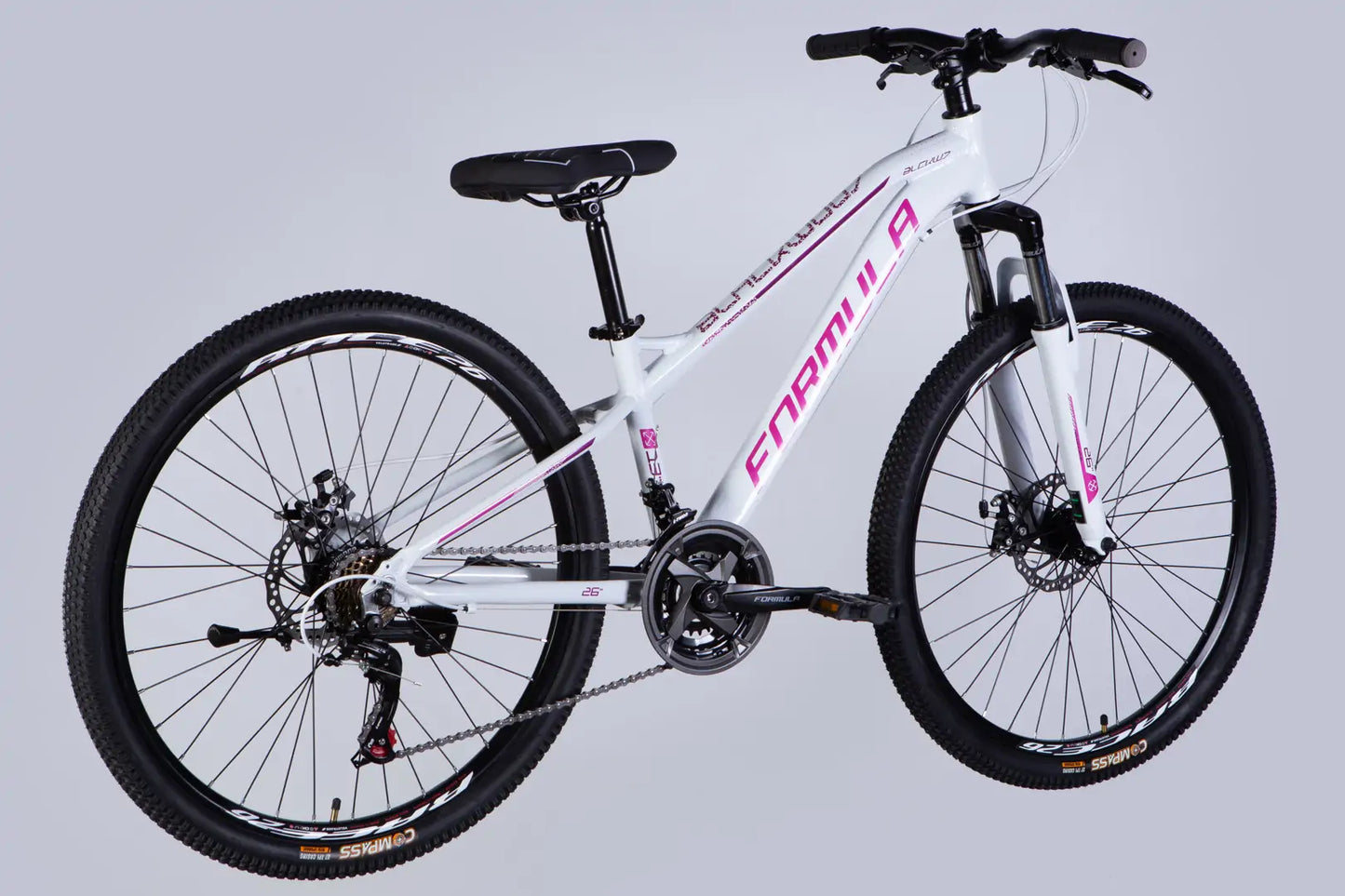 Велосипед AL 26" Formula BLACKWOOD DD FR рама-13" біло-рожевий 2026