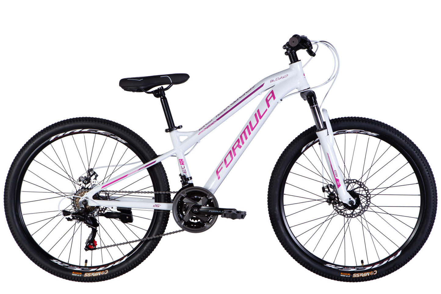 Велосипед AL 26" Formula BLACKWOOD DD FR рама-13" біло-рожевий 2026