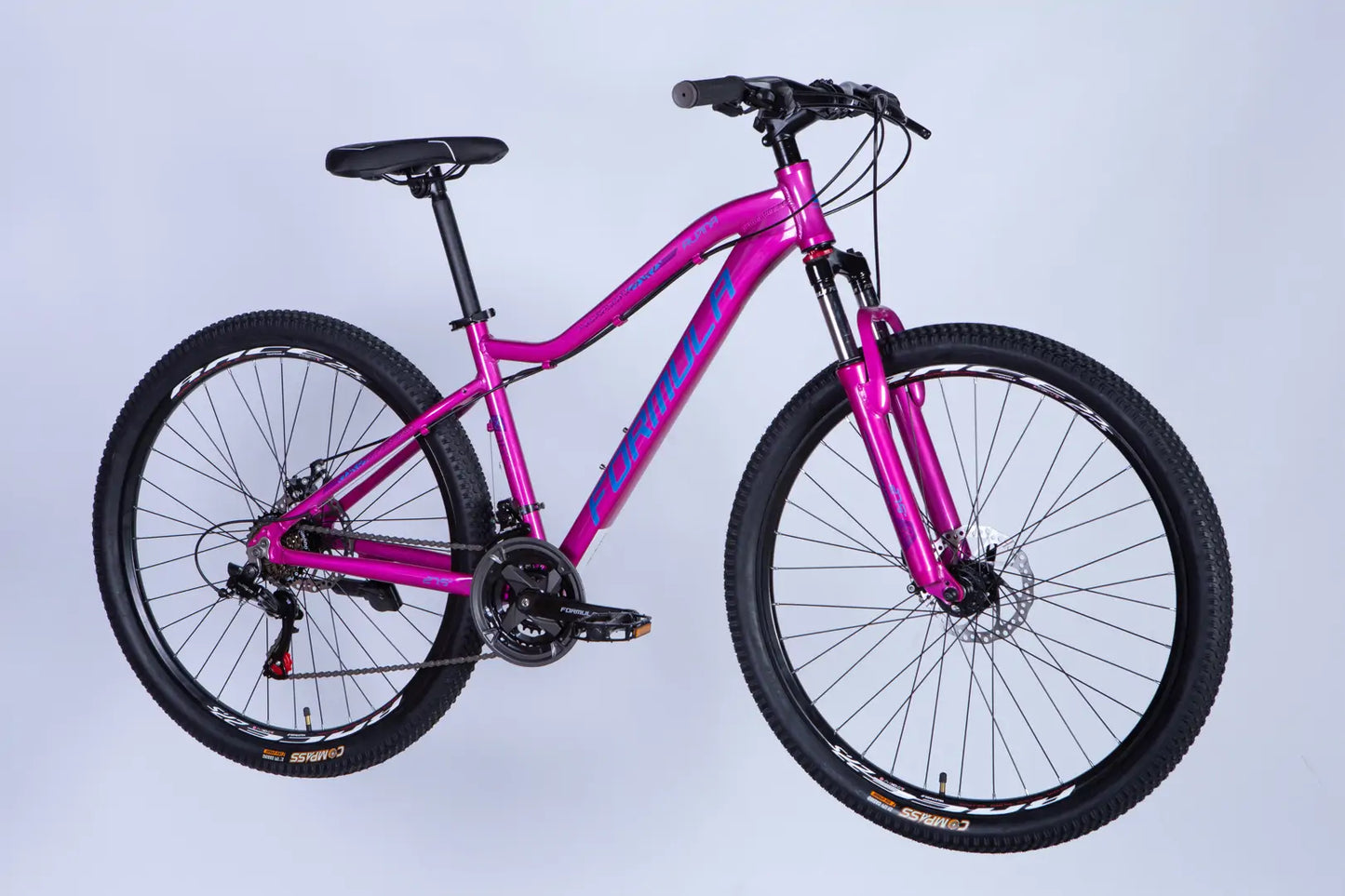 Велосипед AL 27.5" Formula ALPINA DD FR рама-16" рожево-синій 2026