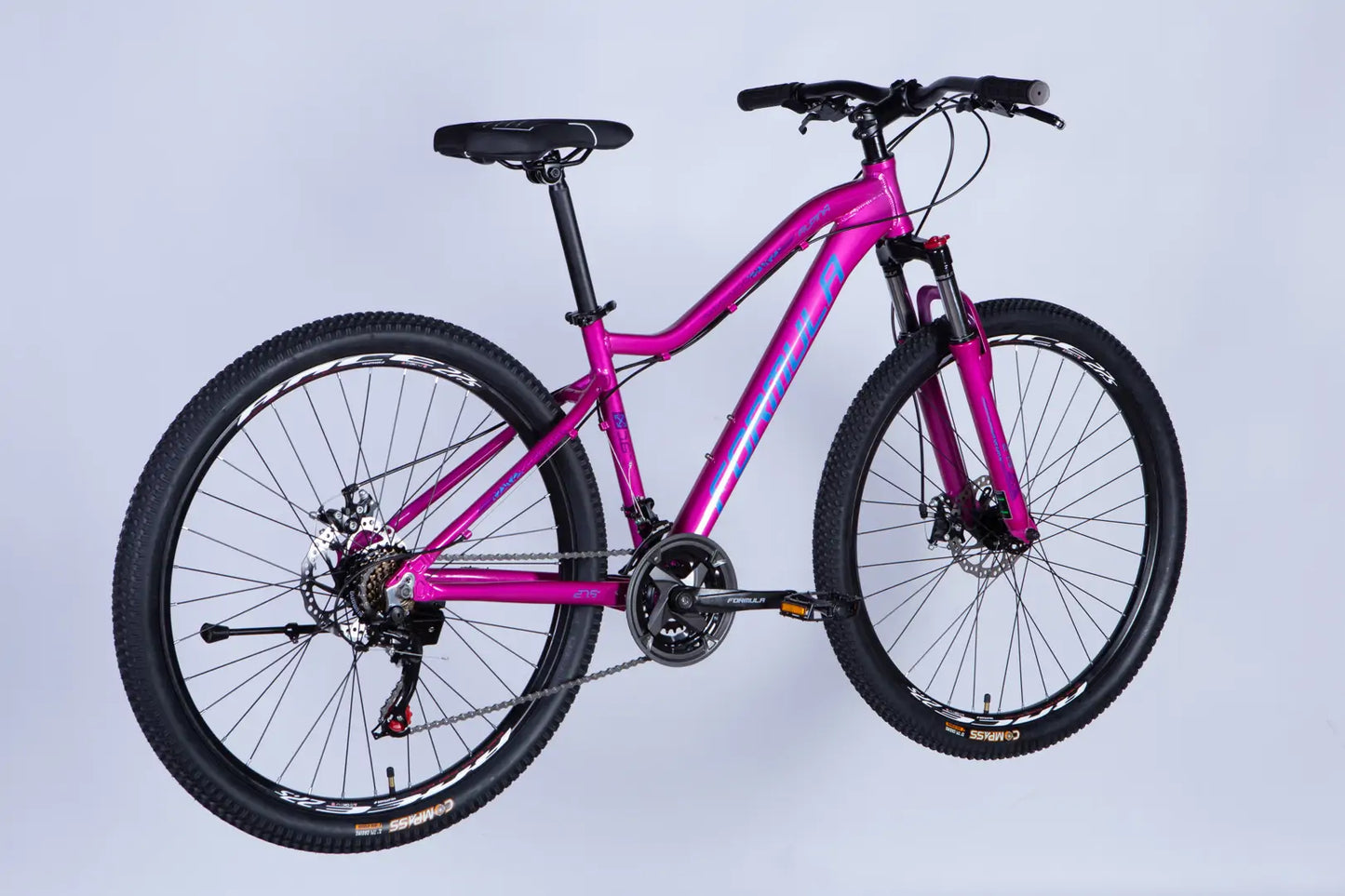 Велосипед AL 27.5" Formula ALPINA DD FR рама-16" рожево-синій 2026