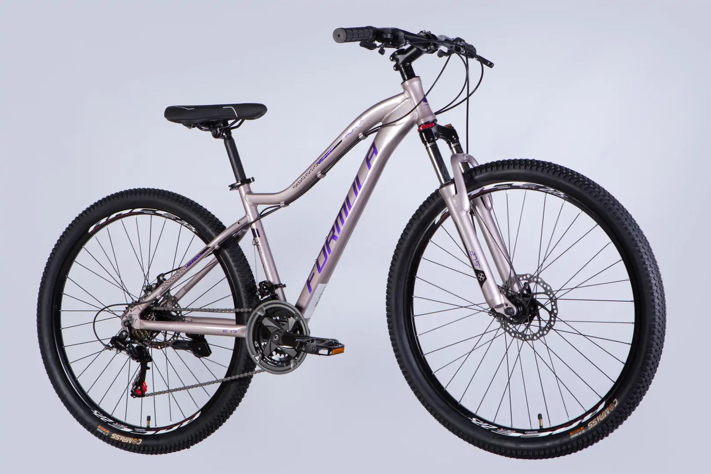 Велосипед AL 27.5" Formula ALPINA DD FR рама-16" сріблясто-фіолетовий 2026