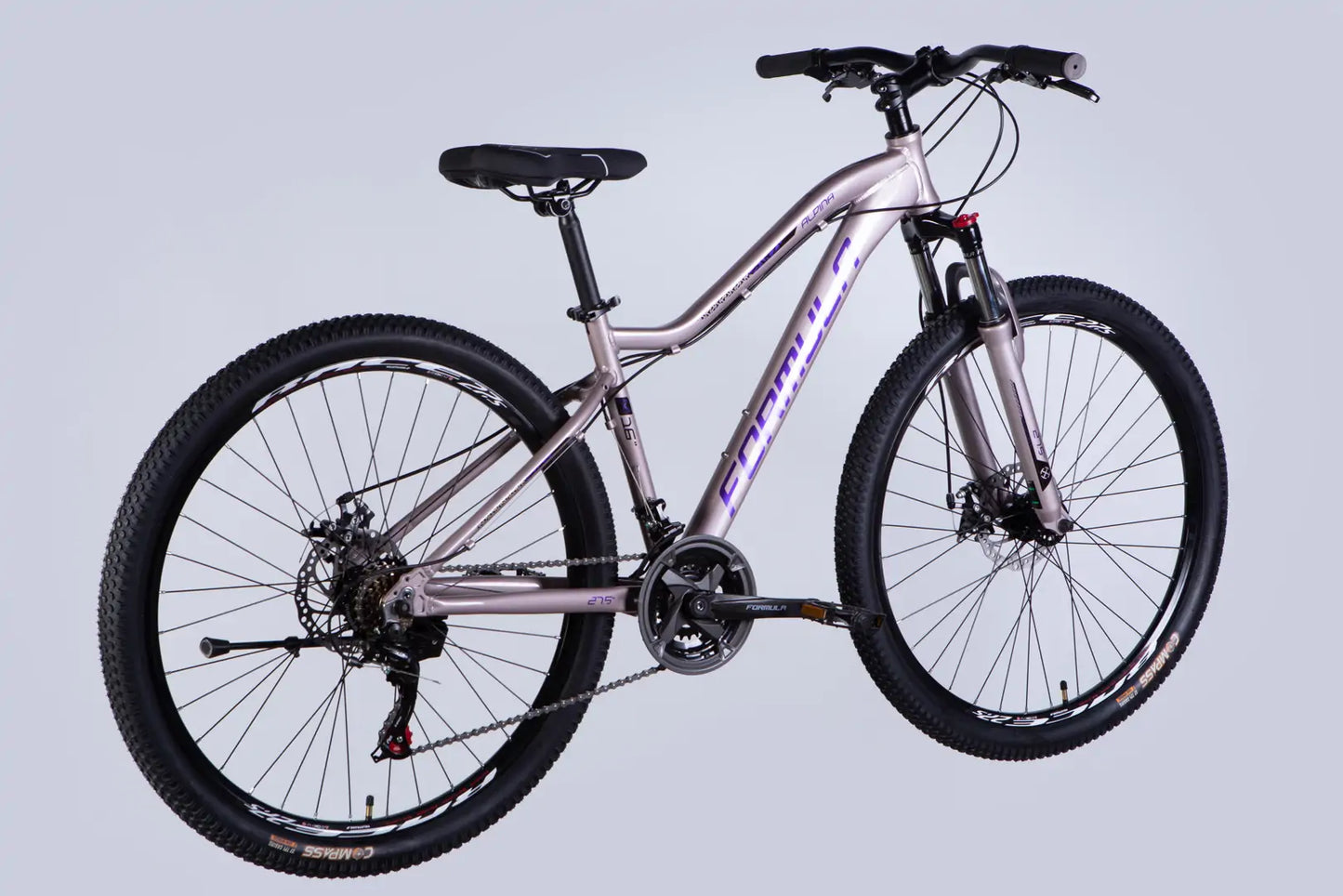 Велосипед AL 27.5" Formula ALPINA DD FR рама-16" сріблясто-фіолетовий 2026
