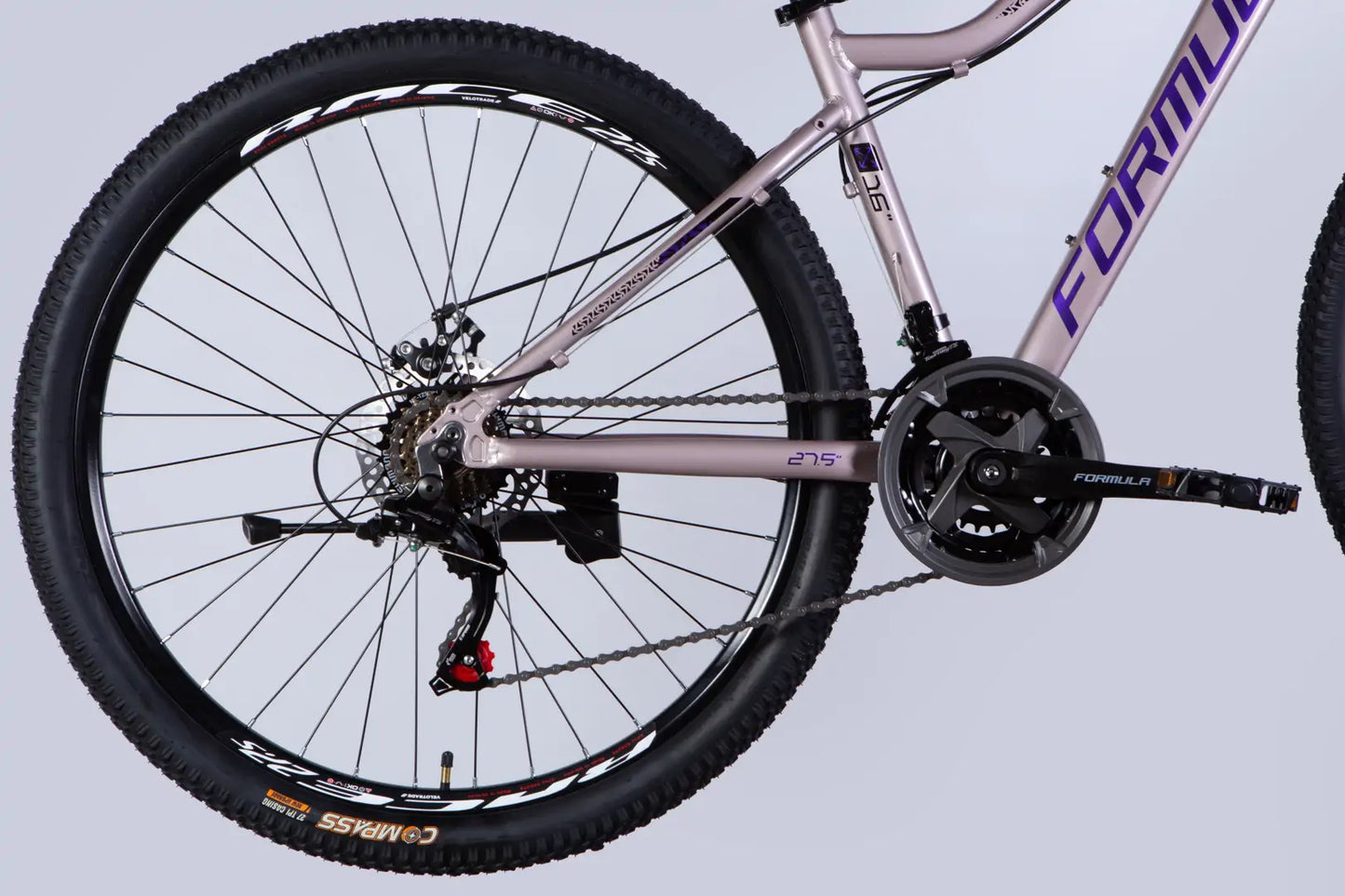 Велосипед AL 27.5" Formula ALPINA DD FR рама-16" сріблясто-фіолетовий 2026