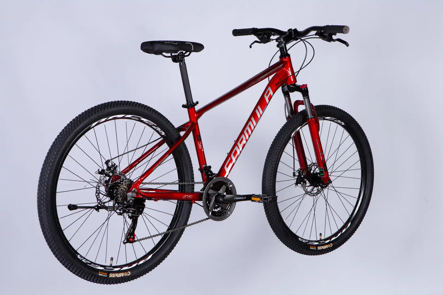 Велосипед уцінений AL 27.5" Formula MOTION DD FR рама-16" червоний з сірим 2026