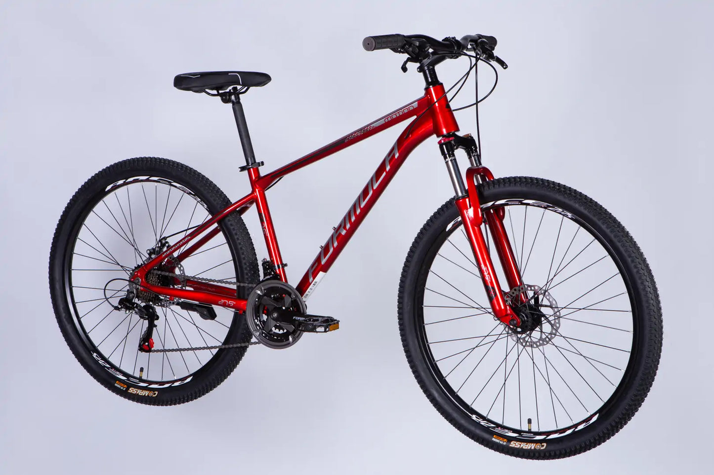 Велосипед AL 27.5" Formula MOTION DD FR рама-16" червоний з сірим 2026