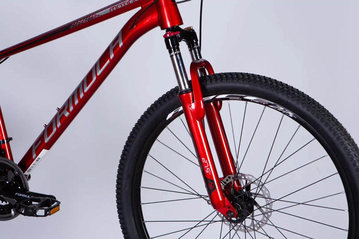Велосипед уцінений AL 27.5" Formula MOTION DD FR рама-16" червоний з сірим 2026