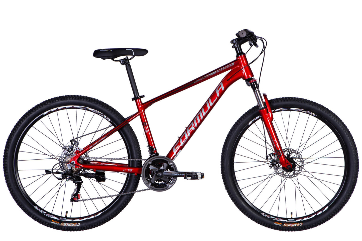Велосипед уцінений AL 27.5" Formula MOTION DD FR рама-16" червоний з сірим 2026