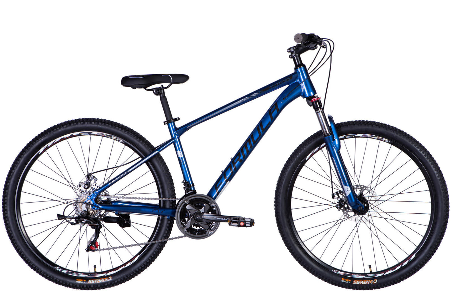 Велосипед AL 27.5" Formula MOTION DD FR рама-16" синiй з чорним 2026