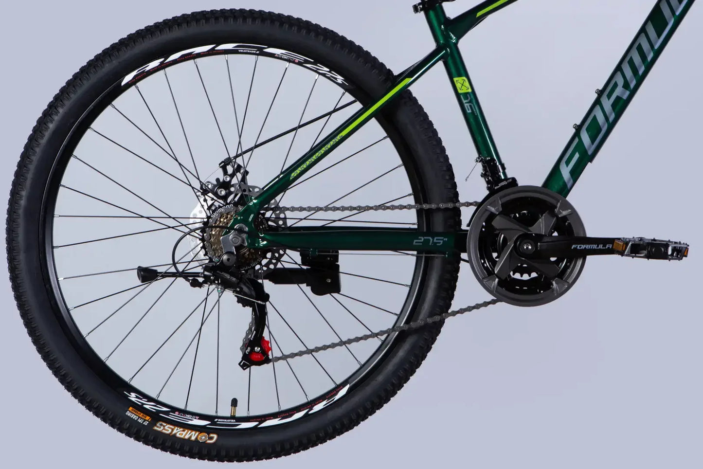 Велосипед AL 27.5" Formula MOTION DD FR рама-16" зелений 2026