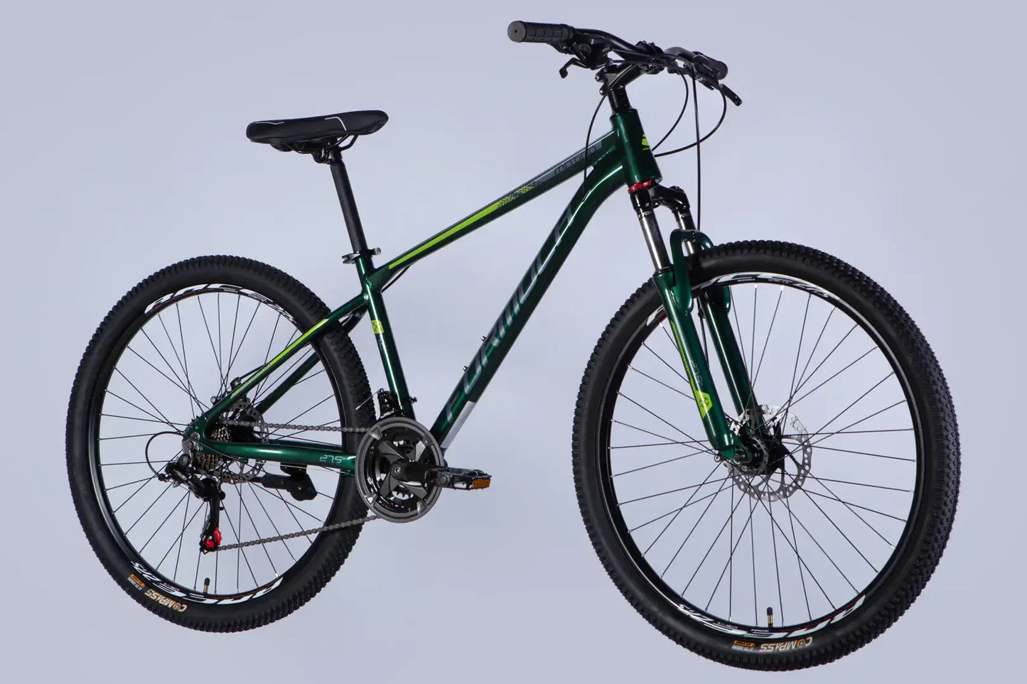 Велосипед AL 27.5" Formula MOTION DD FR рама-16" зелений 2026