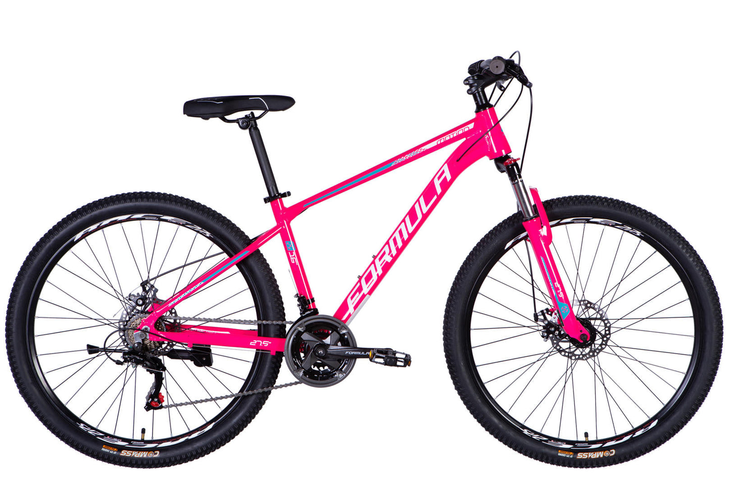 Велосипед AL 27.5" Formula MOTION DD FR рама-16" рожевий з білим 2026