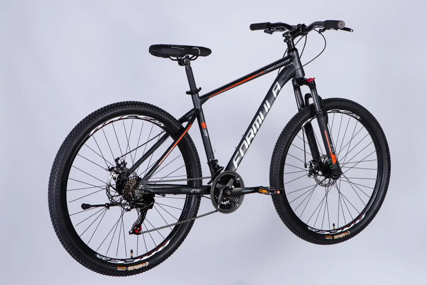 Велосипед AL 27.5" Formula MOTION DD FR рама-18" темно-сiрий (матовий) 2026