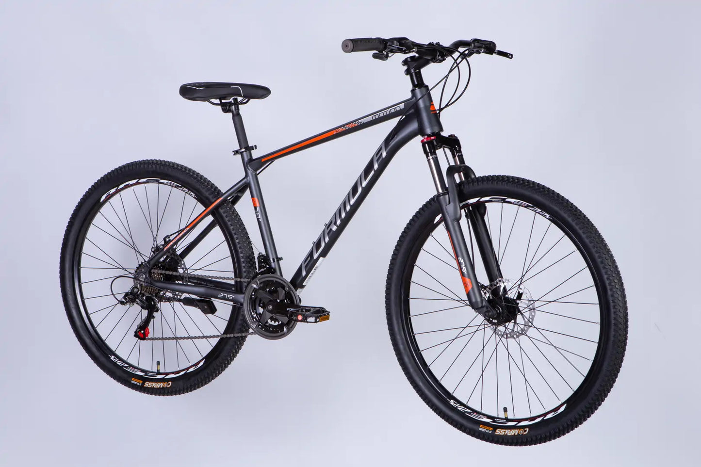 Велосипед AL 27.5" Formula MOTION DD FR рама-18" темно-сiрий (матовий) 2026