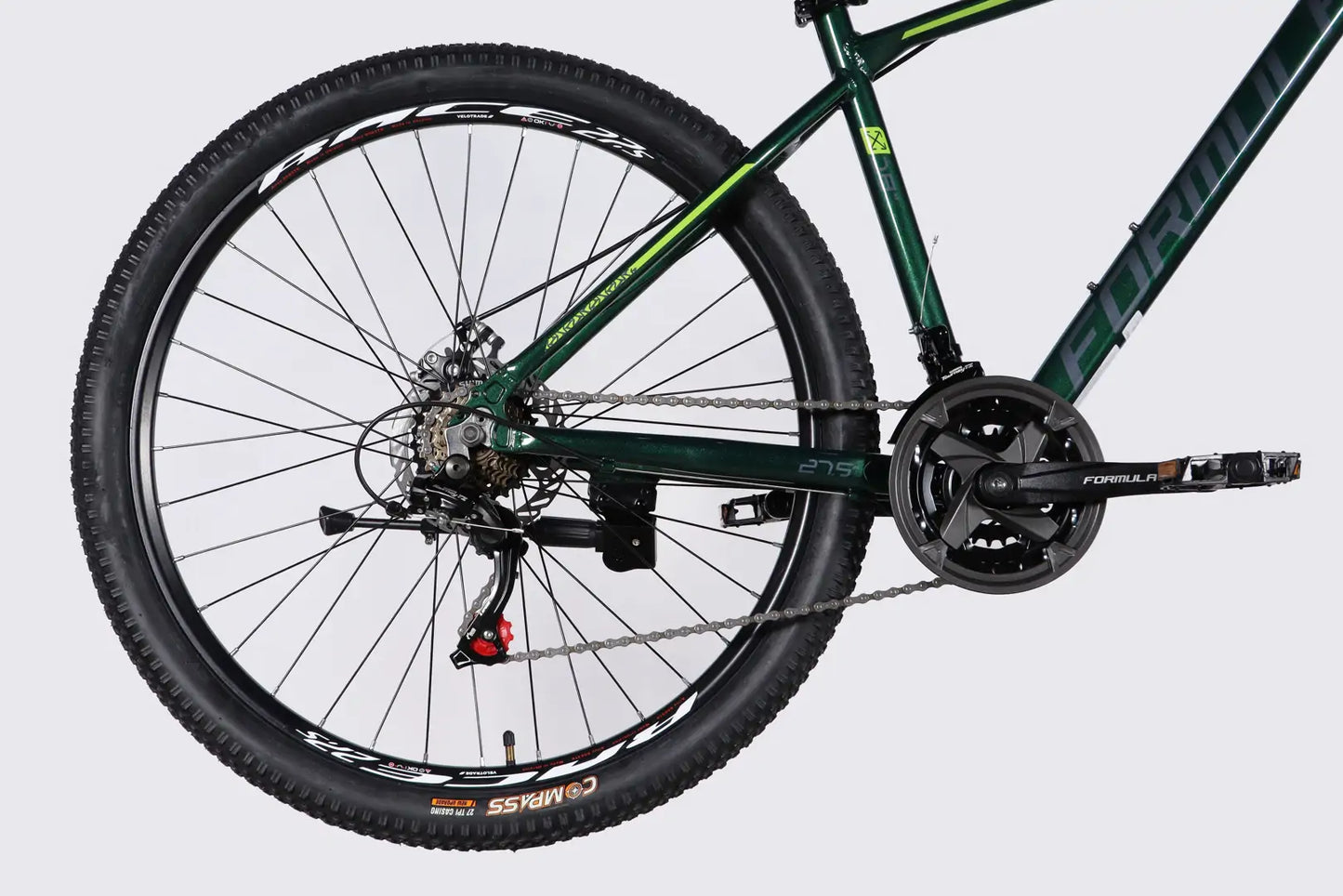 Велосипед AL 27.5" Formula MOTION DD FR рама-18" зелений 2026