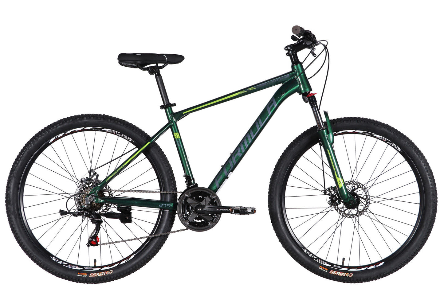 Велосипед AL 27.5" Formula MOTION DD FR рама-18" зелений 2026