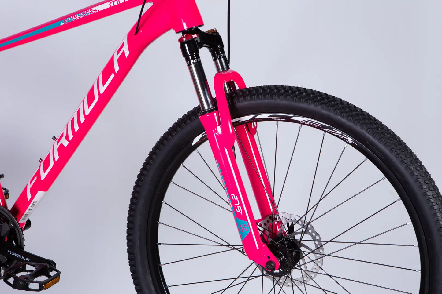 Велосипед AL 27.5" Formula MOTION DD FR рама-18" рожевий з білим 2026