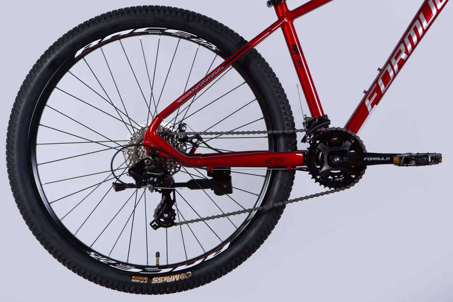 Велосипед AL 27.5" Formula THOR DD CS рама-16" червоний 2026