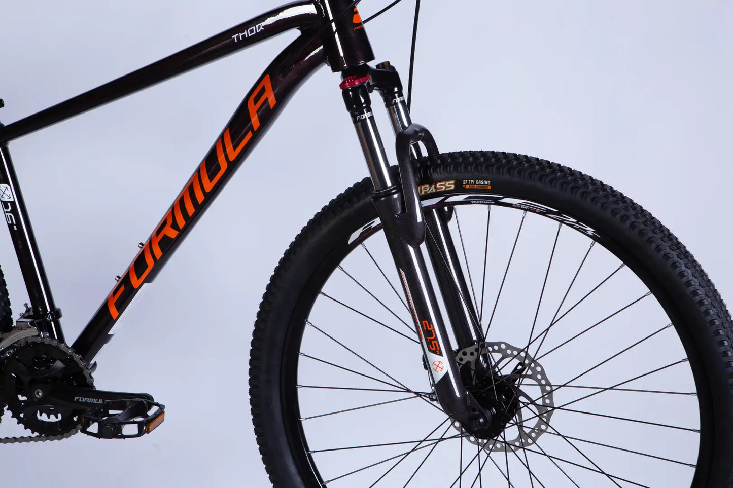 Велосипед AL 27.5" Formula THOR DD CS рама-16" мідно-чорний з помаранчевим 2026