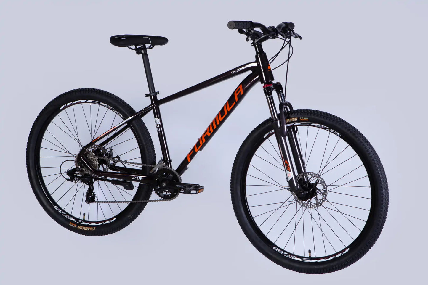 Велосипед AL 27.5" Formula THOR DD CS рама-16" мідно-чорний з помаранчевим 2026