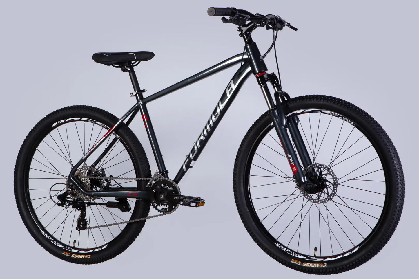 Велосипед AL 27.5" Formula THOR DD CS рама-18" чорний зі сріблястим 2026