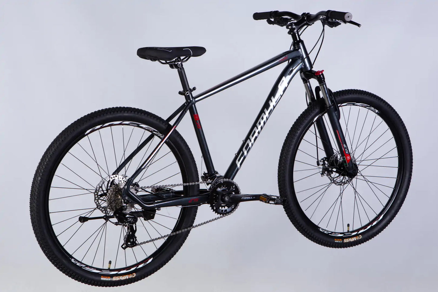 Велосипед AL 27.5" Formula THOR DD CS рама-18" чорний зі сріблястим 2026