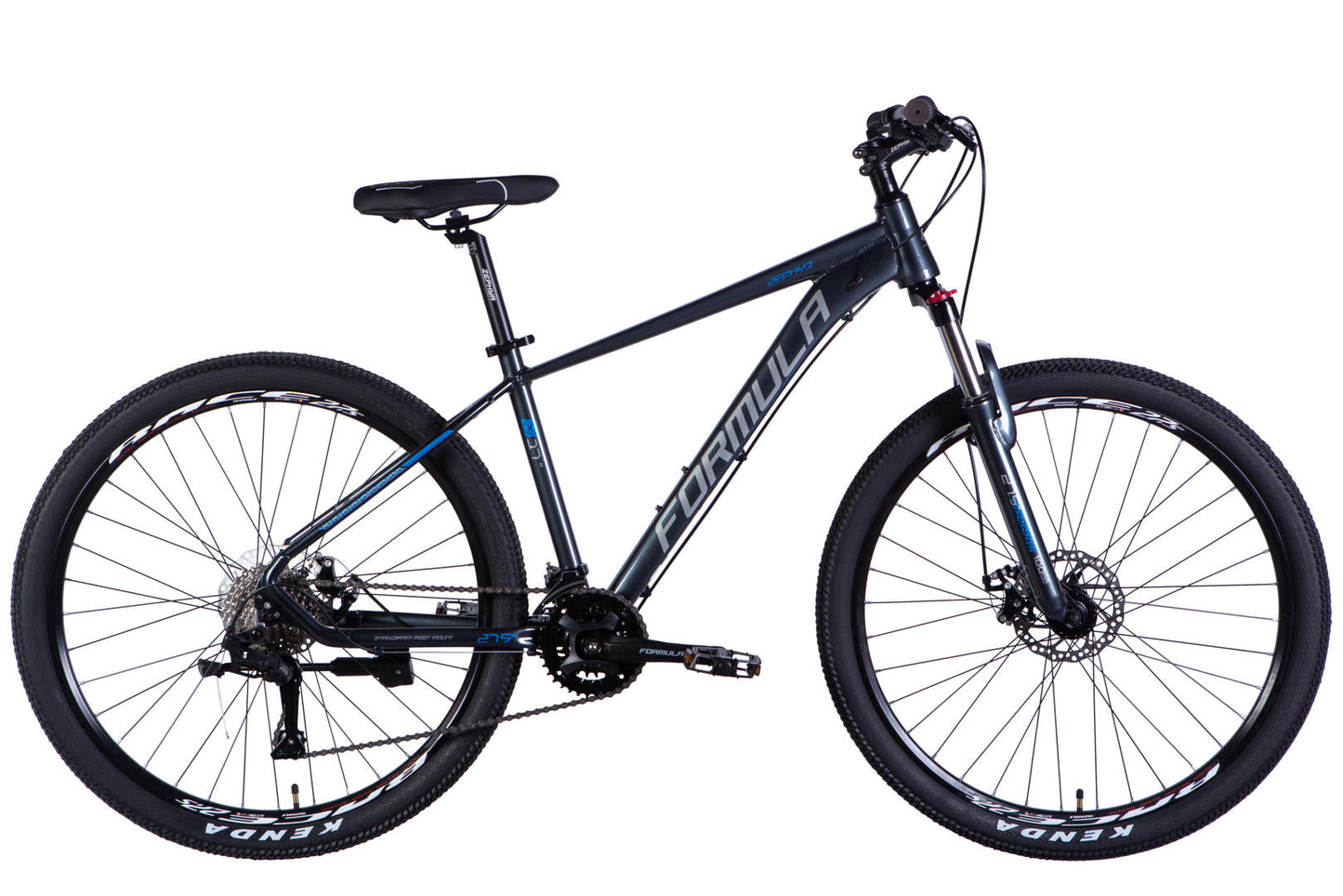 Велосипед AL 27.5" Formula ZEPHYR 3.0 DD CS рама-17" темно-сірий 2026