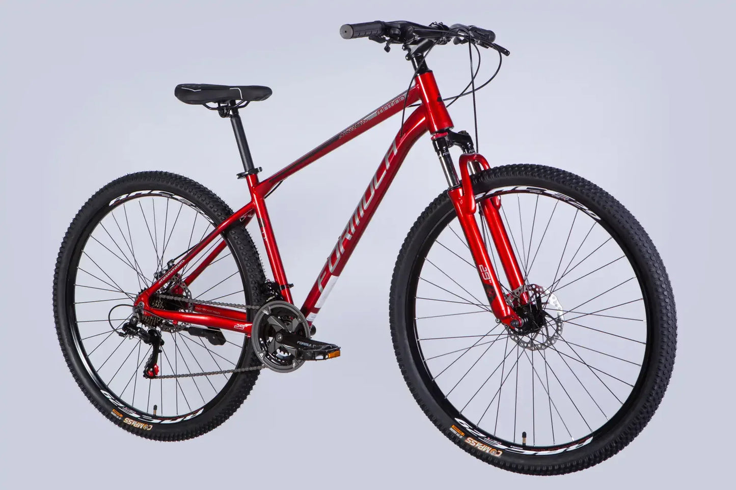 Велосипед AL 29" Formula MOTION DD FR рама-17" червоний з сірим 2026