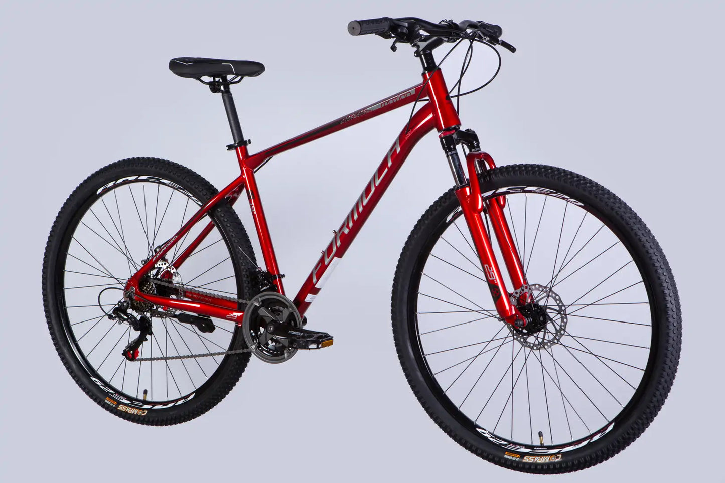 Велосипед AL 29" Formula MOTION DD FR рама-19" червоний з сірим 2026