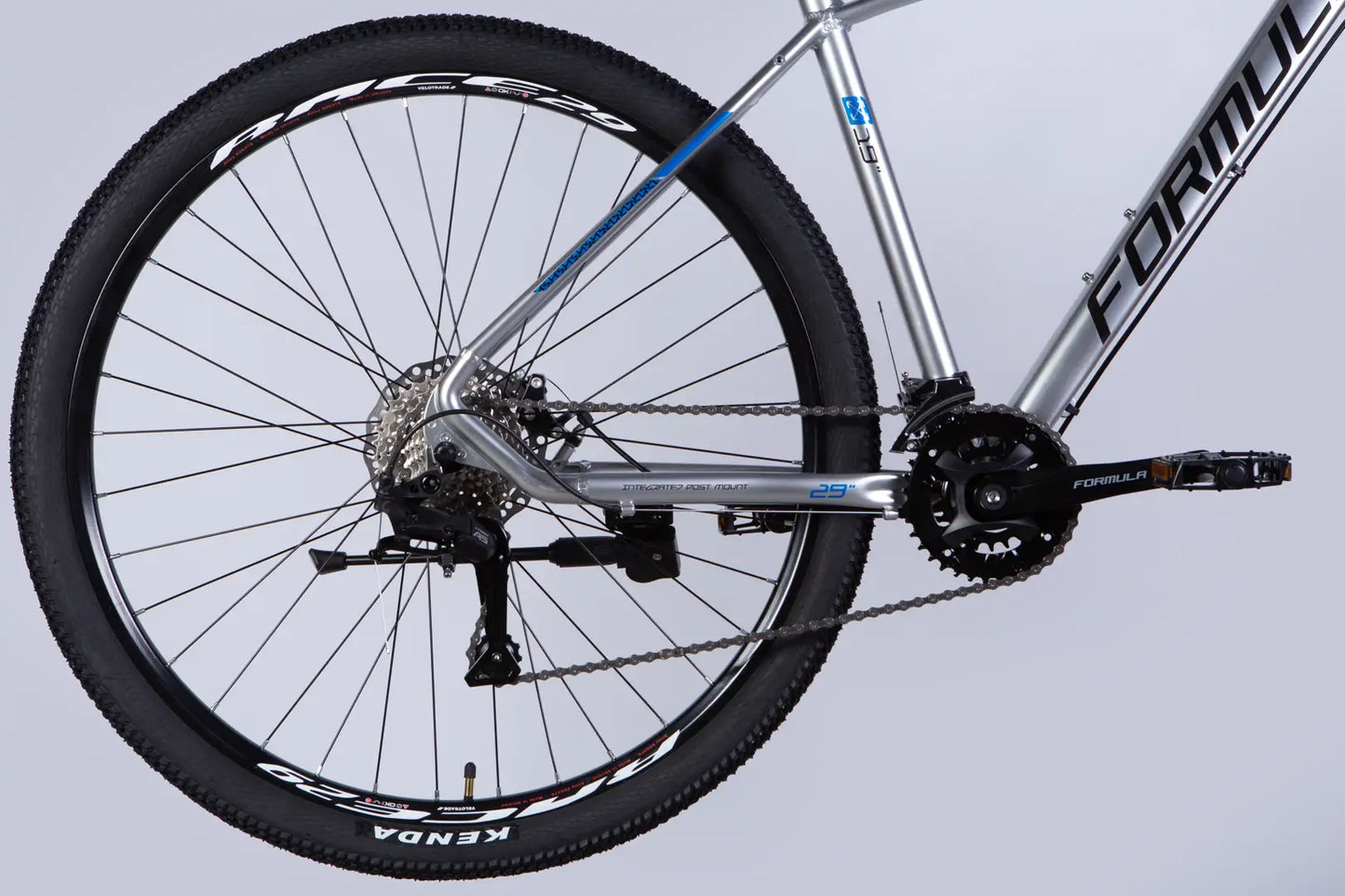 Велосипед AL 29" Formula ZEPHYR 3.0 DD CS рама-19" срiблястий 2026