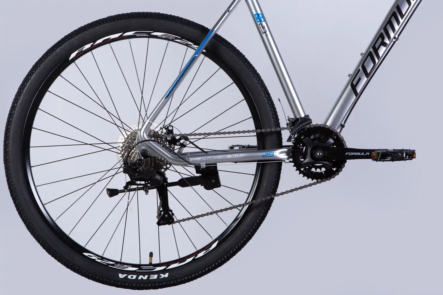 Велосипед AL 29" Formula ZEPHYR 3.0 DD CS рама-21" срiблястий 2026