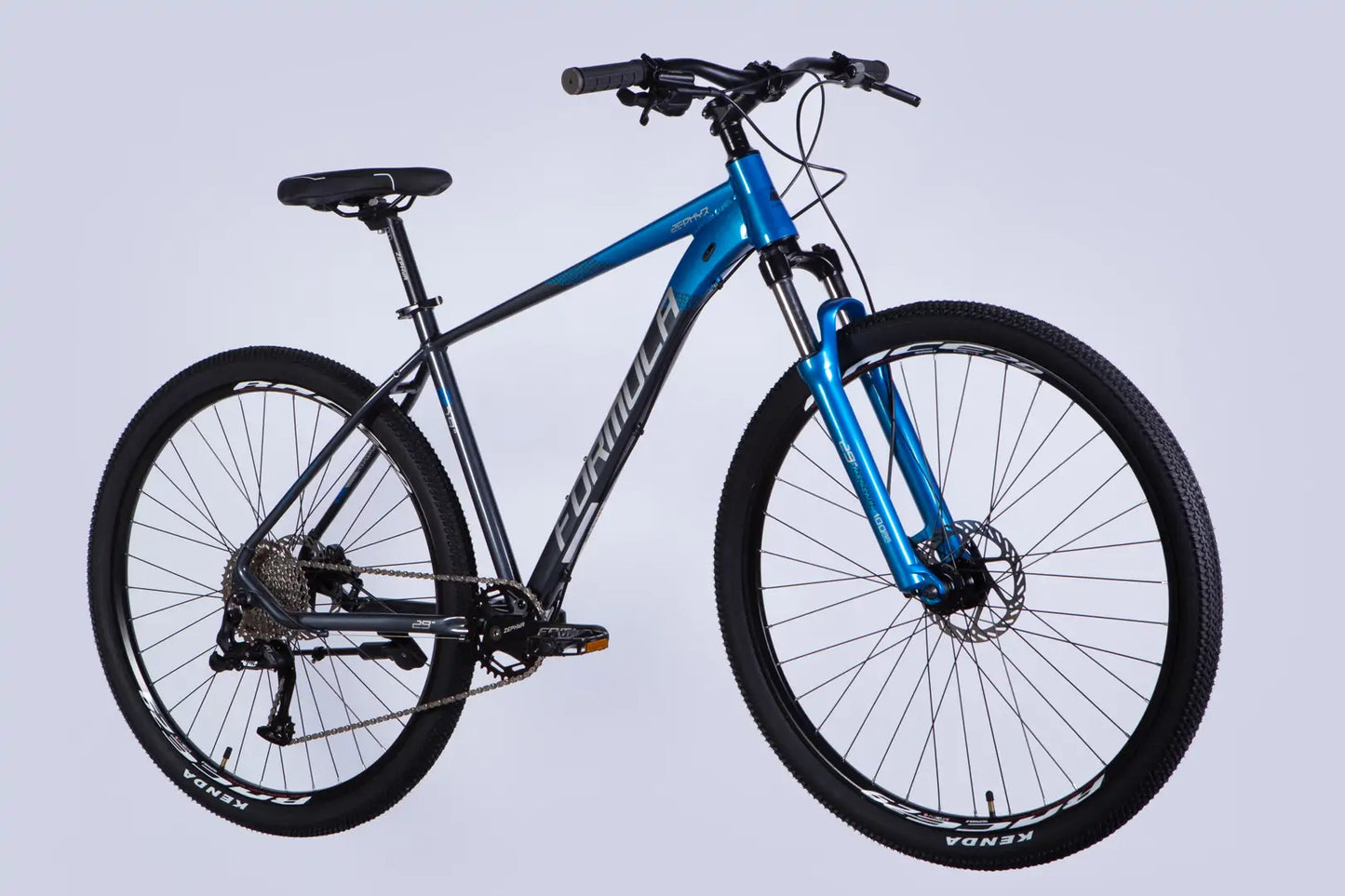 Велосипед AL 29" Formula ZEPHYR 1.0 HDD рама-19" синьо-сірий 2026