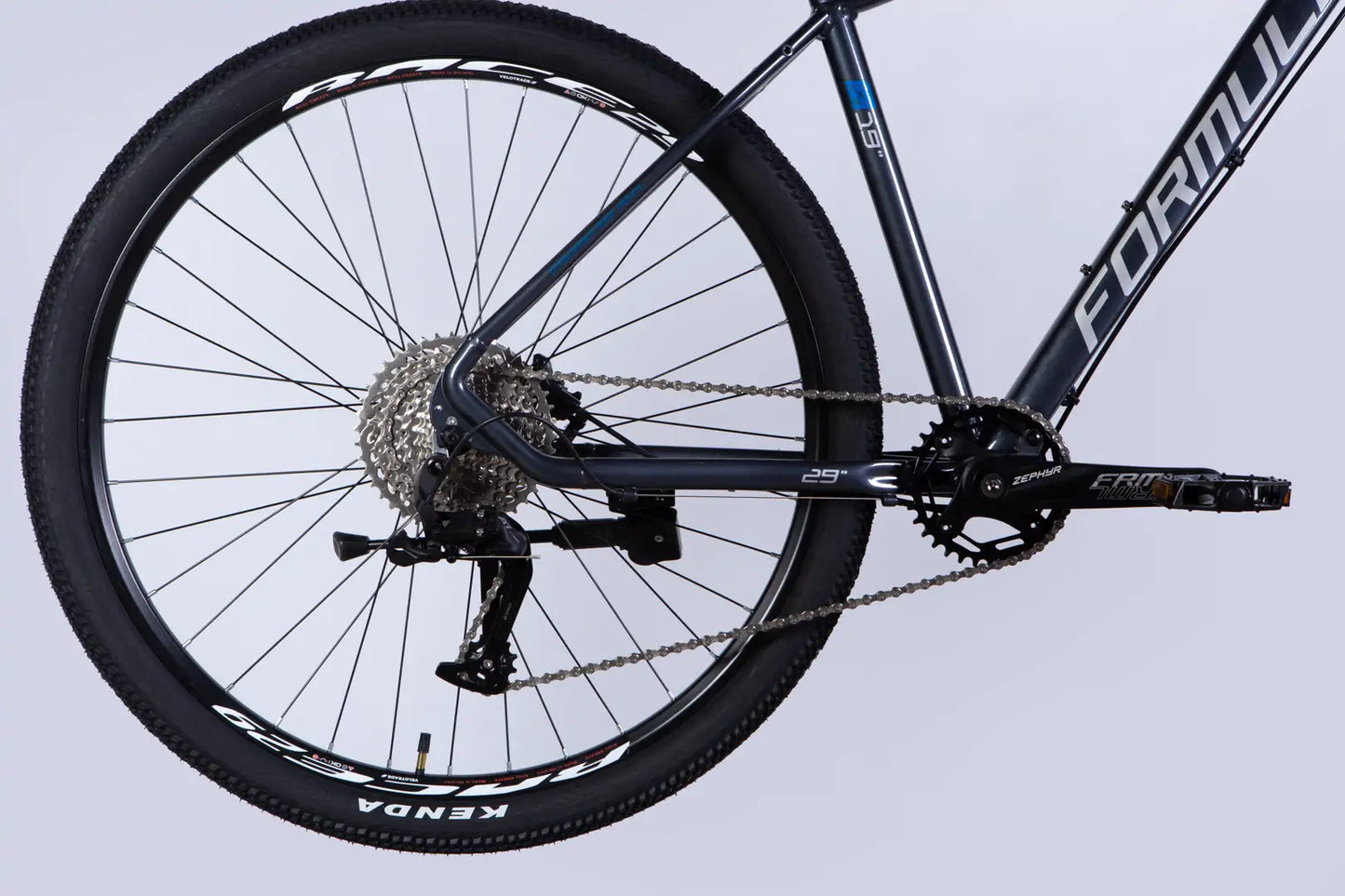 Велосипед AL 29" Formula ZEPHYR 1.0 HDD рама-19" синьо-сірий 2026