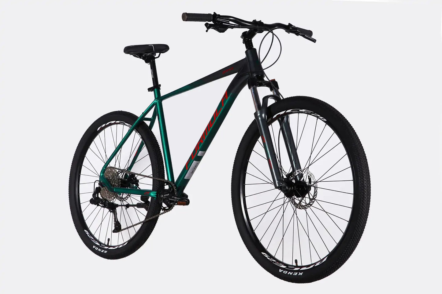 Велосипед AL 29" Formula ZEPHYR 1.0 HDD рама-21" темно-сріблястий з зеленим 2026