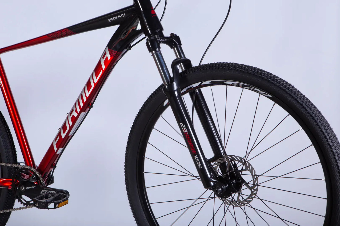 Велосипед AL 29" Formula ZEPHYR 1.0 HDD рама-21" чорно-червоний 2026