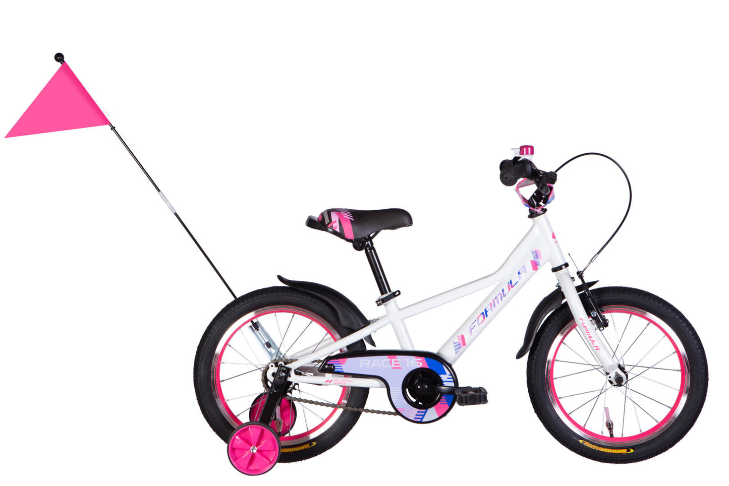 Велосипед ST 16" Formula Kid RACE BH рама-8,5" білий з рожевим 2026