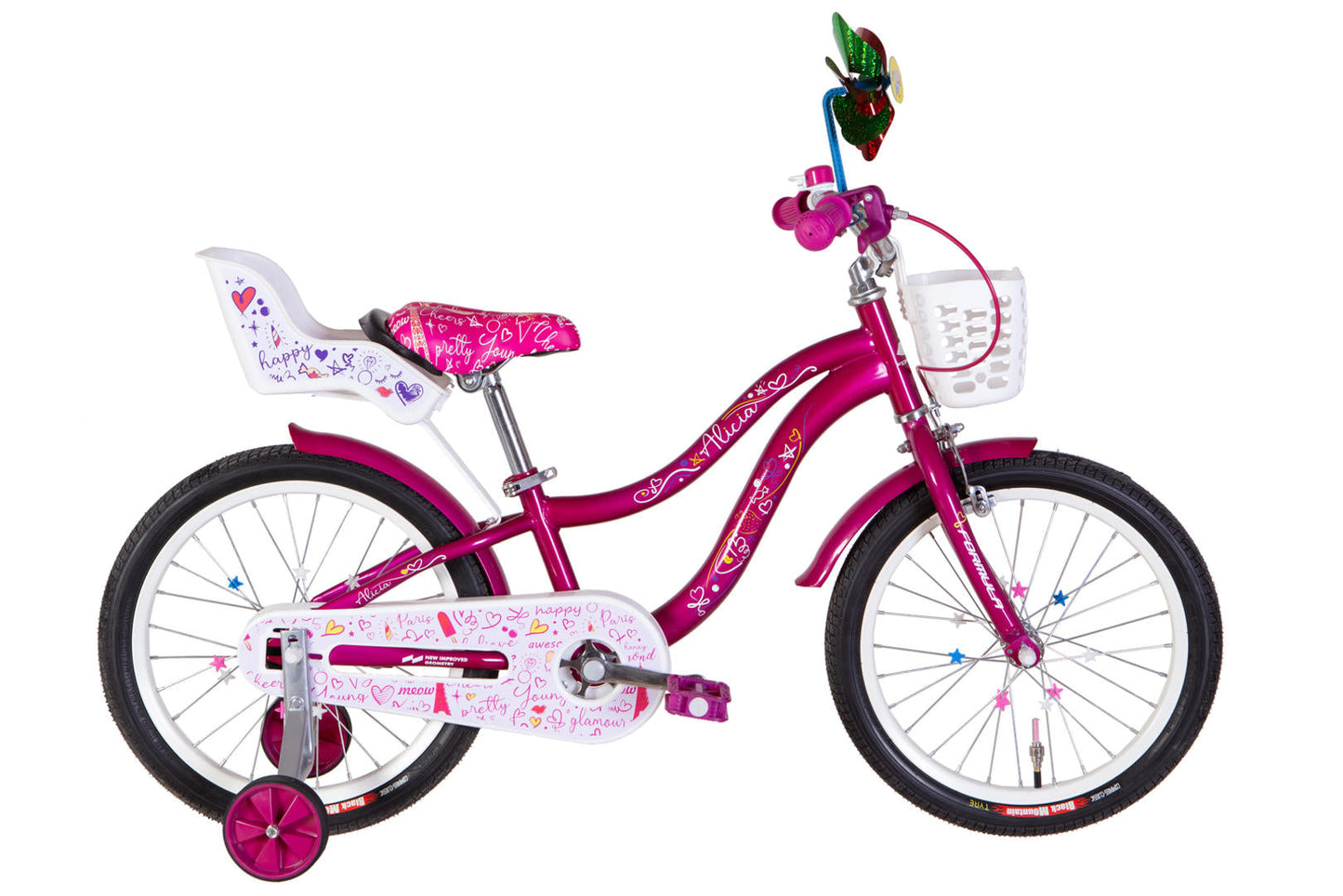 Велосипед ST 18" Formula Kid ALICIA BH рама-9" малиновий 2026