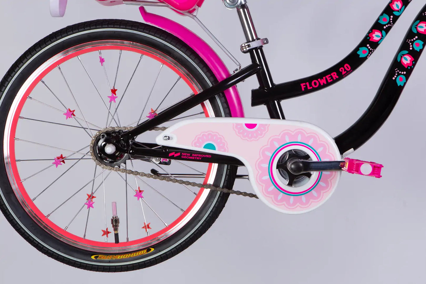 Велосипед ST 20" Formula Kid FLOWER PREMIUM BH рама-10" чорний з рожевим 2026