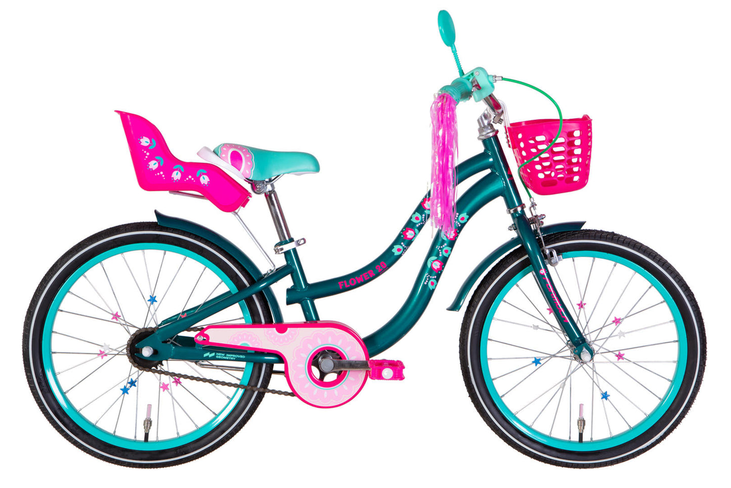 Велосипед ST 20" Formula Kid FLOWER PREMIUM BH рама-10" темно-зелений 2026