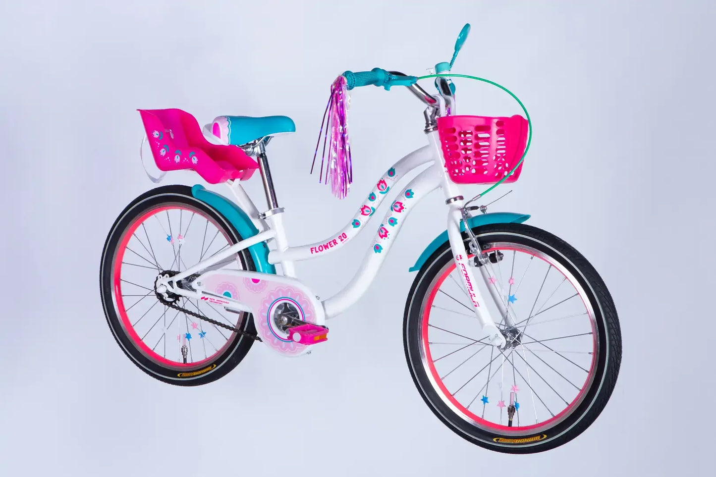 Велосипед ST 20" Formula Kid FLOWER PREMIUM BH рама-10" білий з рожевим та бірюзовим 2026