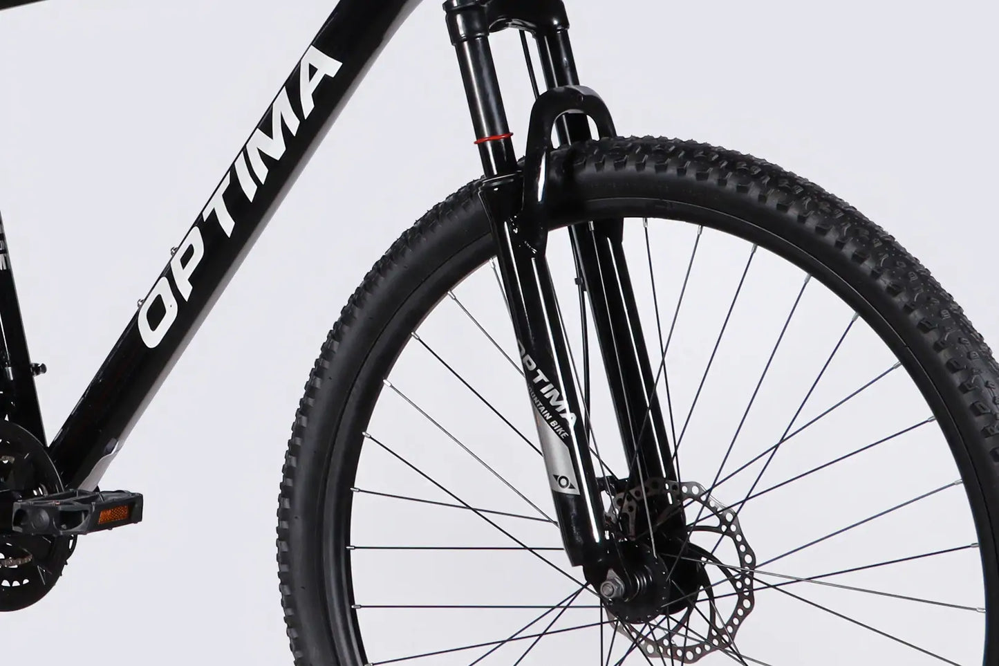 Велосипед AL 29" Optima . DD FR рама-21" чорний з зеленим 2026 (в мішку)