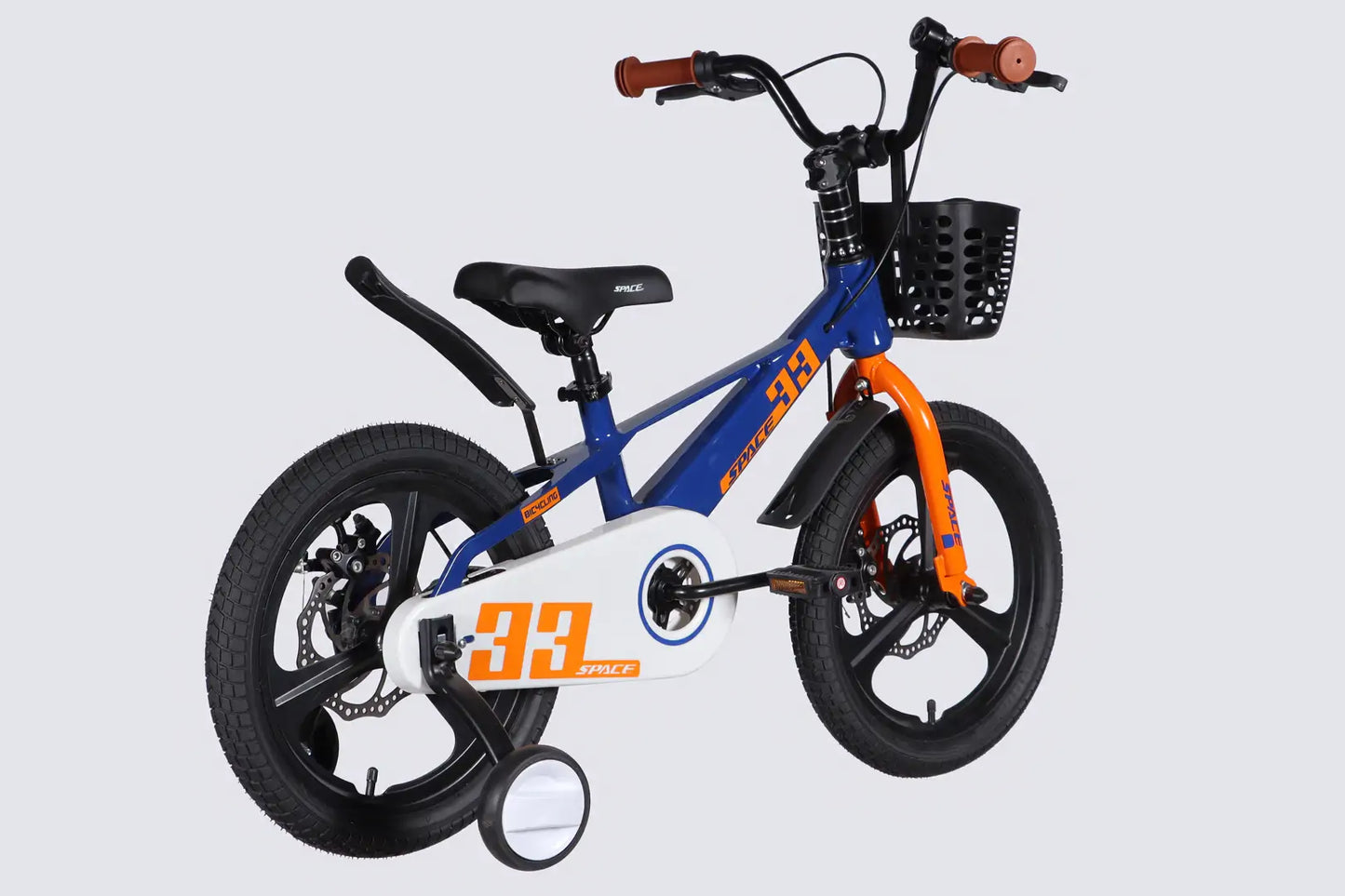 Велосипед MG 16" SPACE KID ORION DD рама-9" синiй з помаранчевим 2026