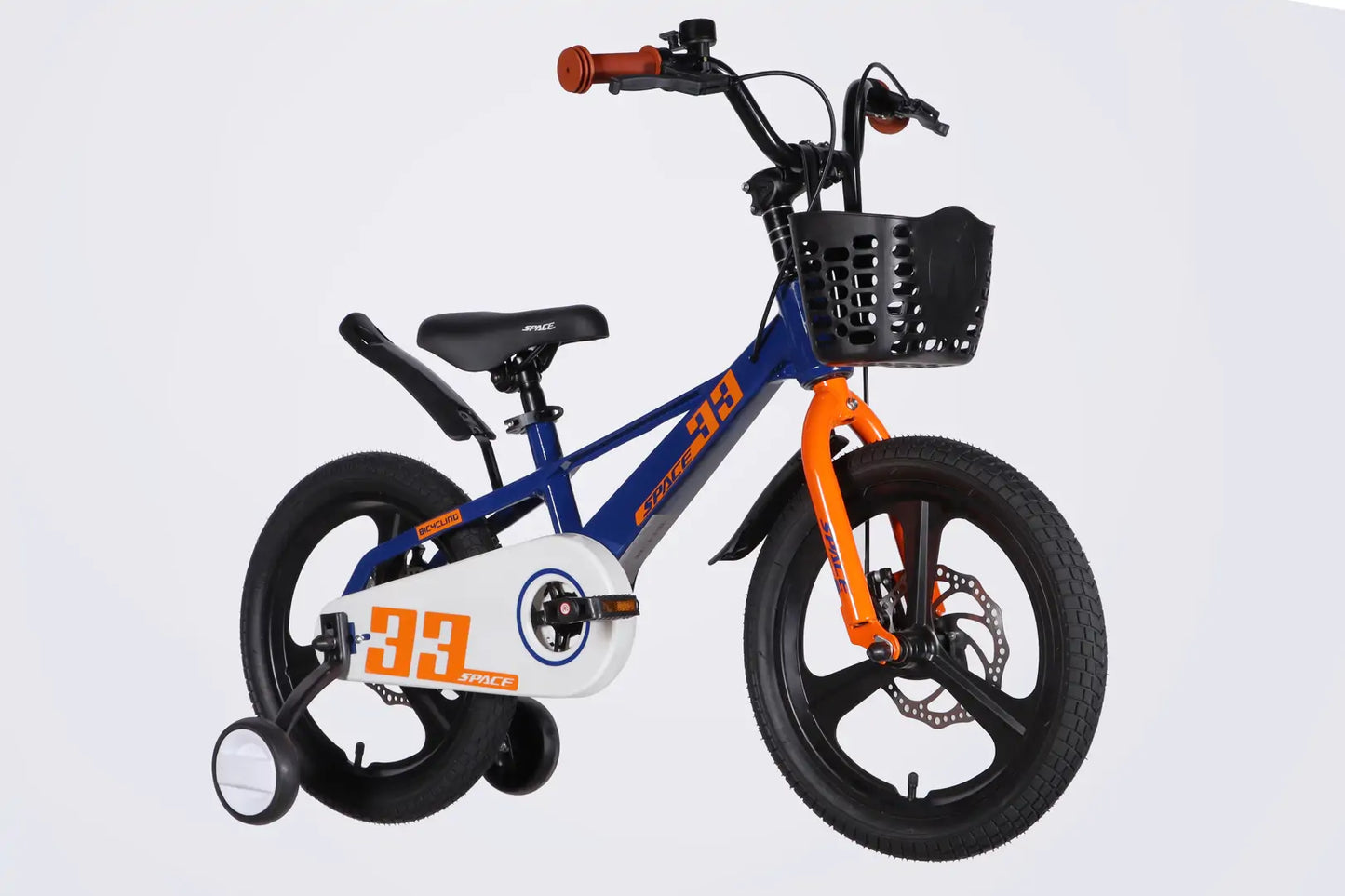 Велосипед MG 16" SPACE KID ORION DD рама-9" синiй з помаранчевим 2026