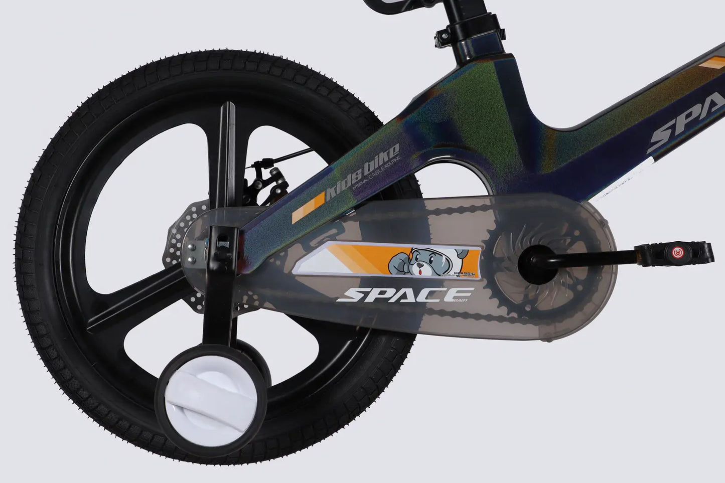 Велосипед MG 18" SPACE KID MOON DD рама-10,6" хамелеон 2026