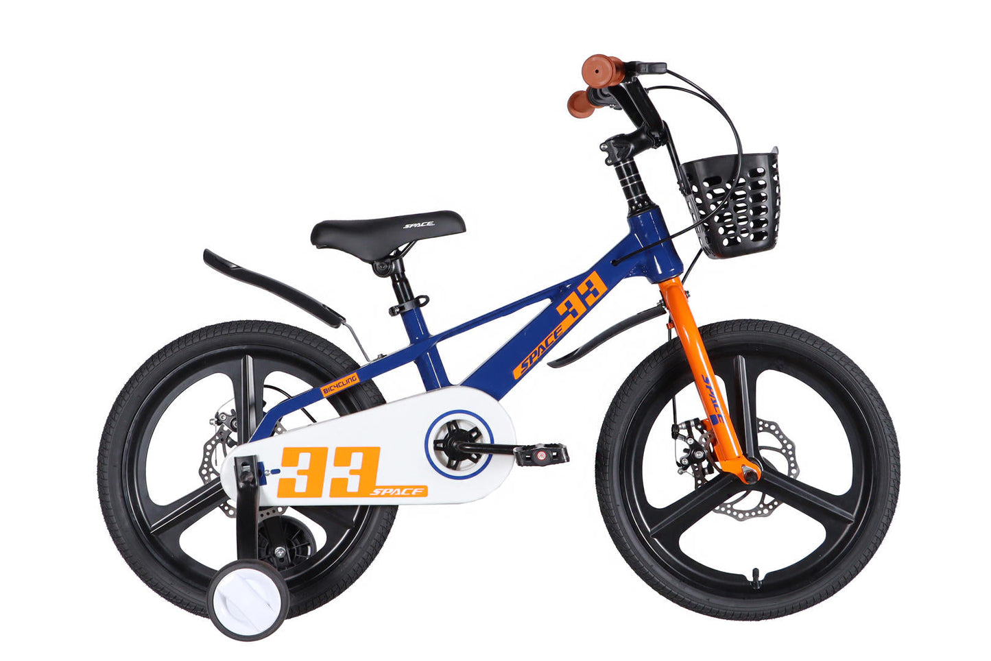 Велосипед MG 18" SPACE KID ORION DD рама-10" синiй з помаранчевим 2026