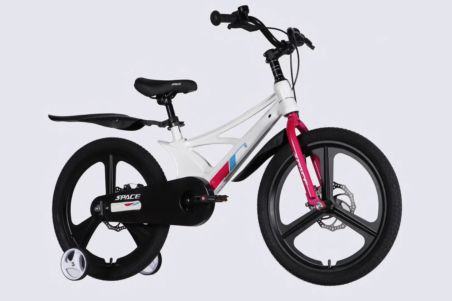 Велосипед MG 20" SPACE KID STAR DD рама-11" білий з рожевим 2026
