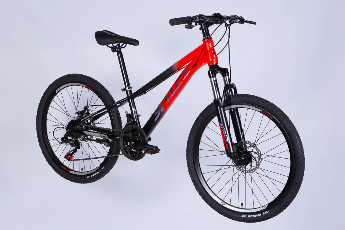 Велосипед ST 24" SPACE MARS DD FR рама-11" червоно-чорний 2026