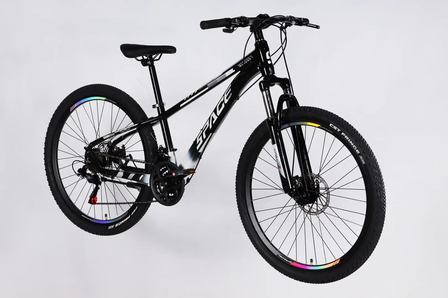 Велосипед AL 26" SPACE MERCURY DD FR рама-13" чорно-білий 2026