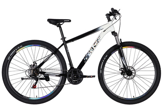 Велосипед ST 27.5" SPACE MARS DD FR рама-17" чорний з білим 2026